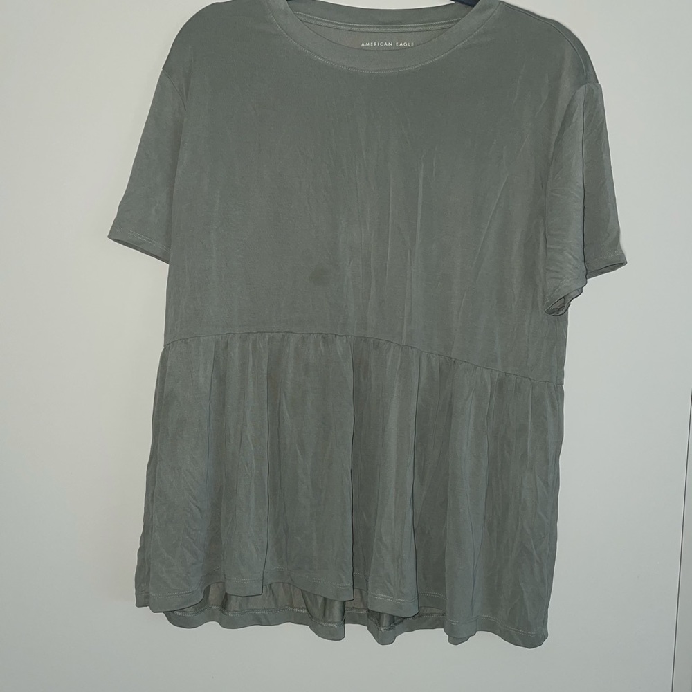 American eagle green top